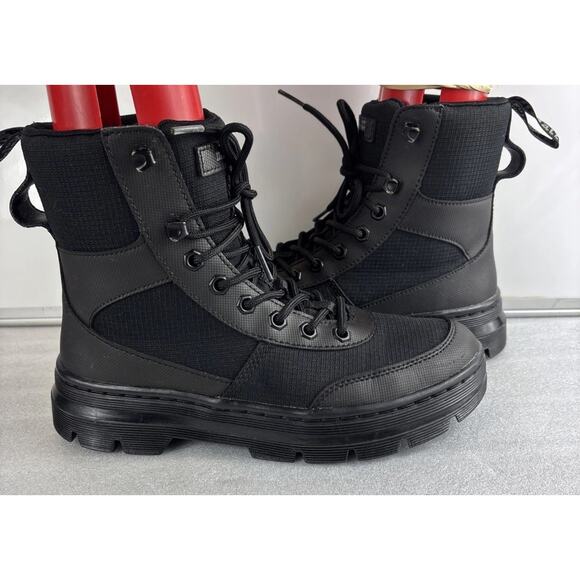Dr. Martens Combs Tech Combat Boots In Black Men\'s 8 Woman’s 7 main image 5